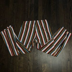 Striped retro sailer pants from urban outfitters